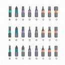 Caixa De Ferramentas Multifuncional 24 em 1